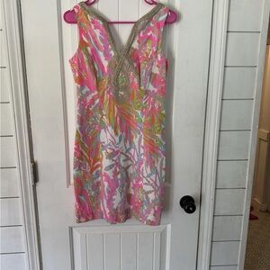 Lilly Pulitzer Janice Shift Dress Women's Pink Size 2